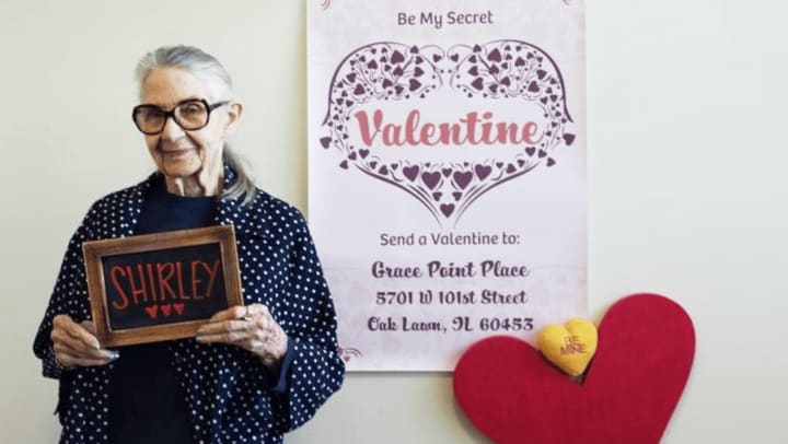 Our residents are getting great joy sending and receiving surprise Valentine