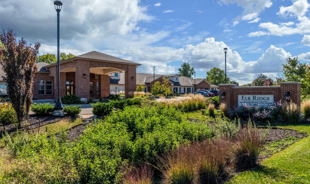 Welcome Sign at Elk Ridge in Maplewood, Minnesota