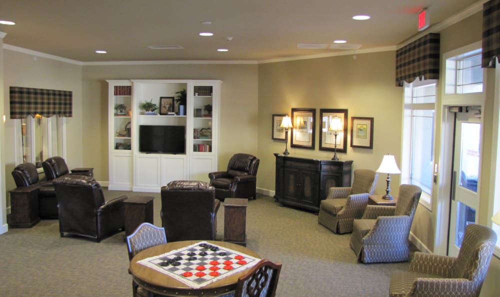 Game room at Elk Ridge in Maplewood, Minnesota