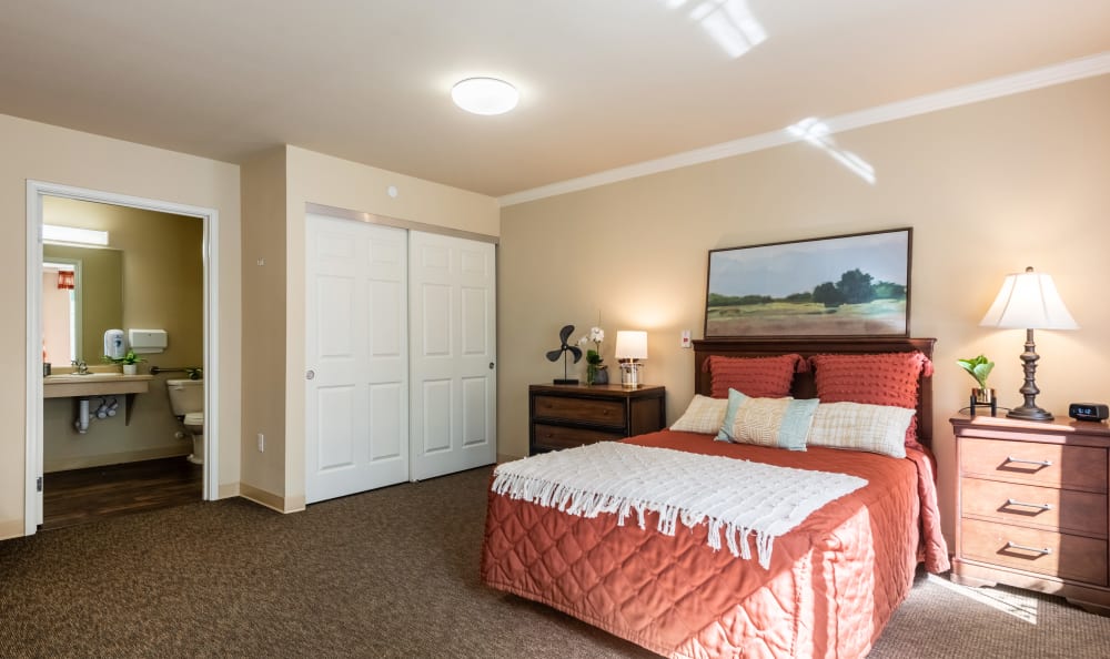 Bedroom at Elk Ridge in Maplewood, Minnesota