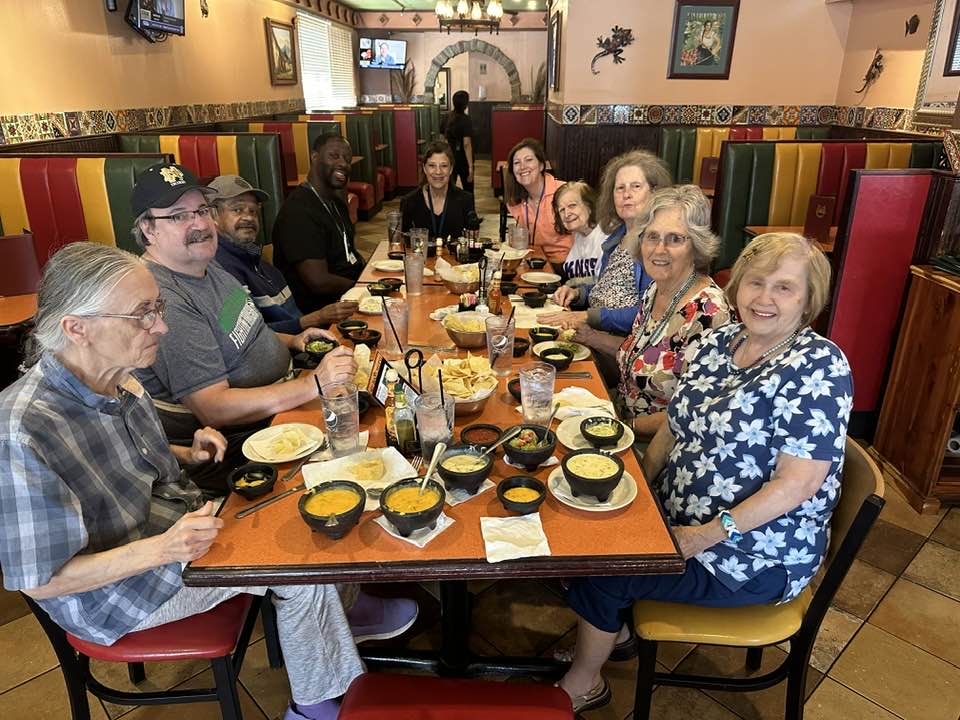 Morningside Place residents out for lunch