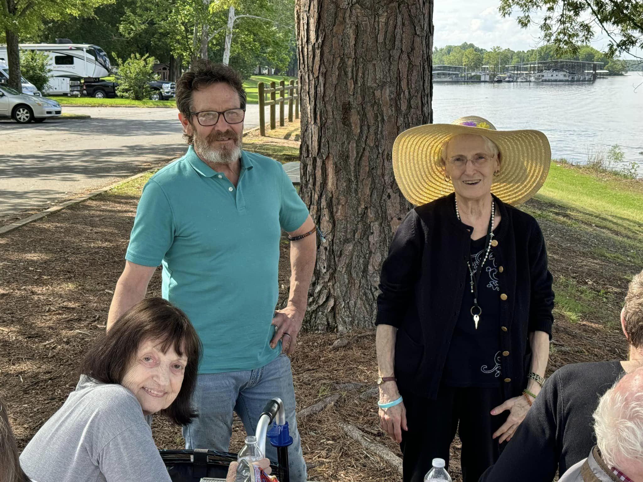 Resident from Pinnacle Place enjoying a day in the park