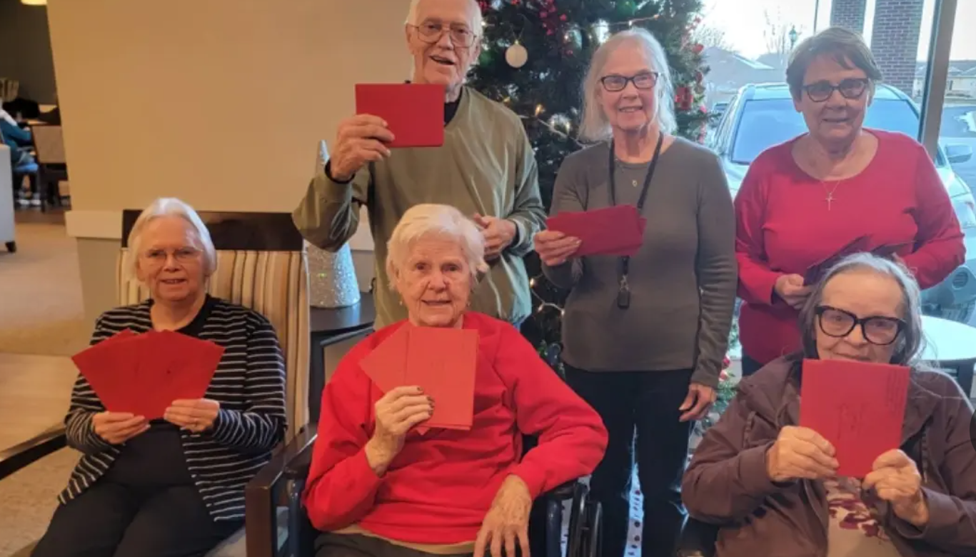 Cascade Creek Memory Care participated in the Angel Card Project