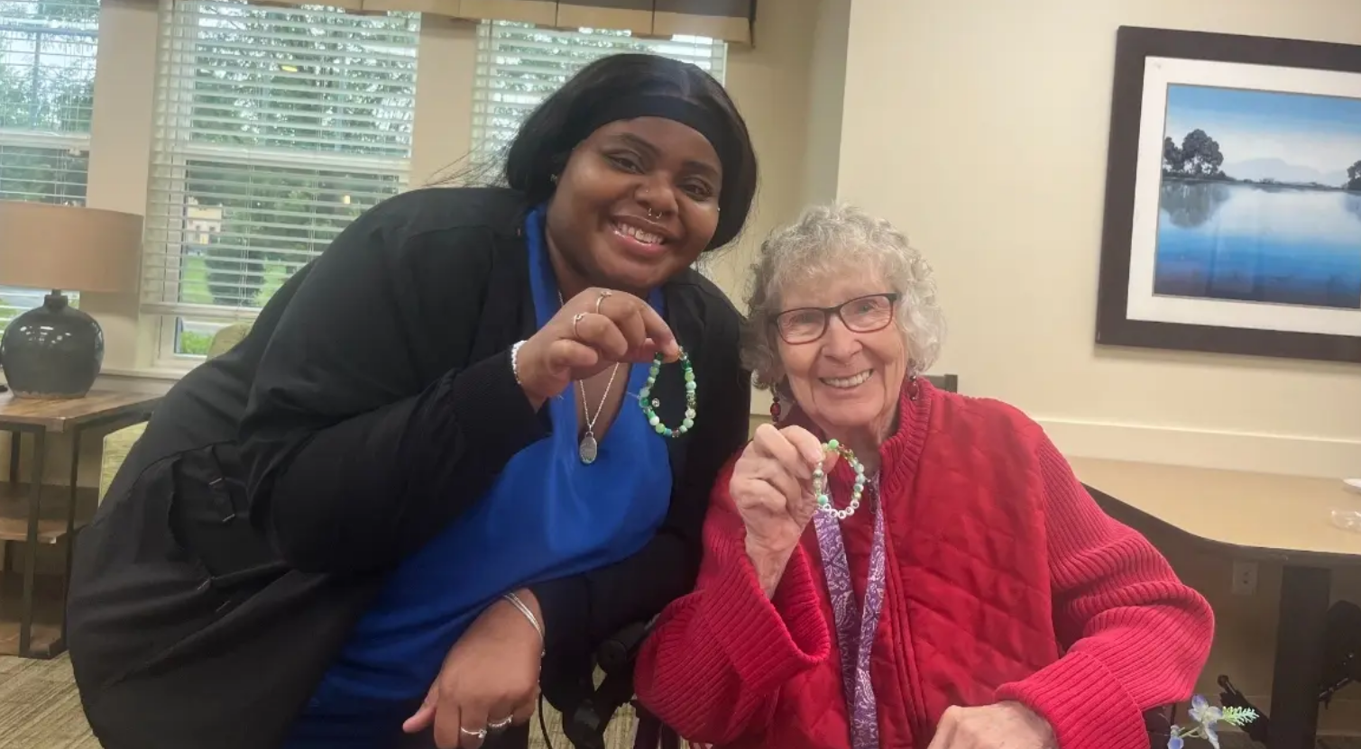 Churchill Place Memory Care residents support Texas flood victims